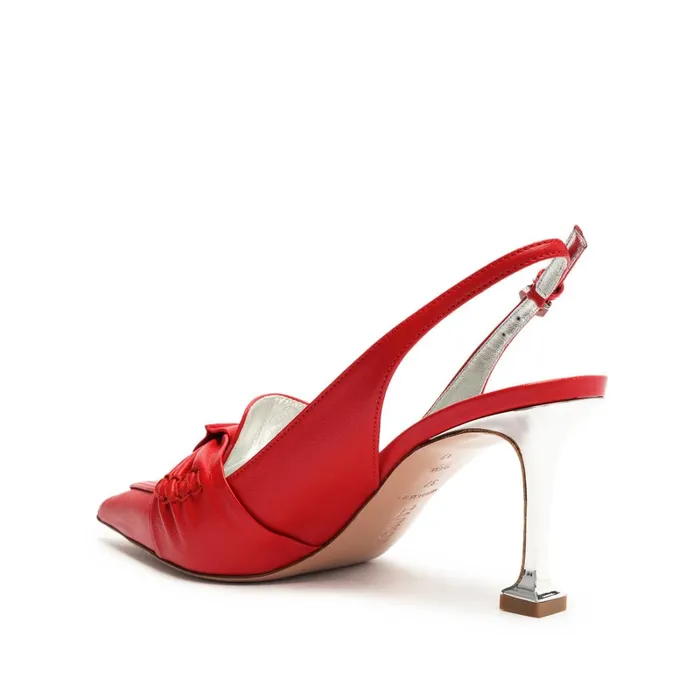 Pumps Fiorella Mid Leather Pump Red Schutz Shoes Pumps