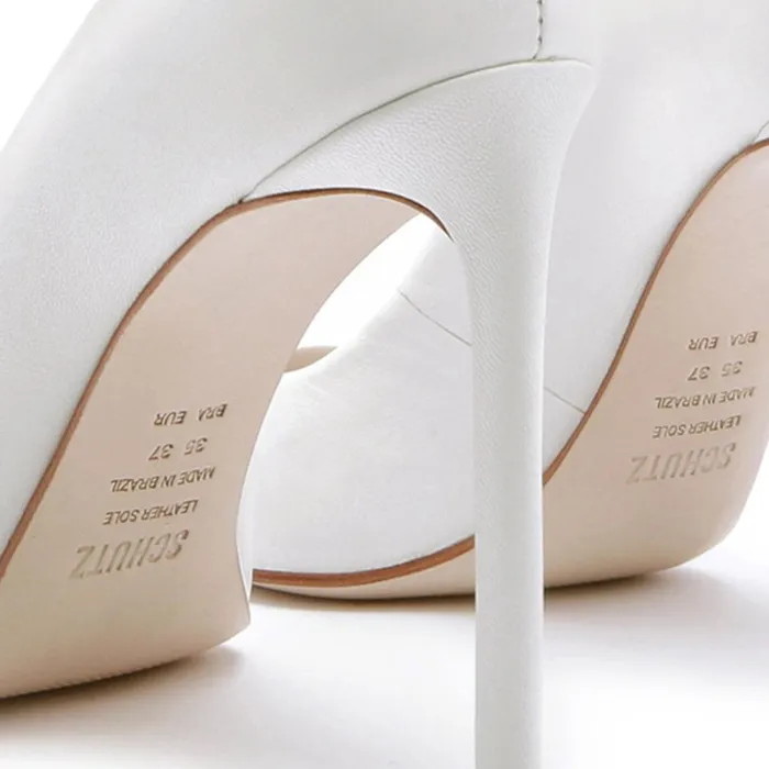 Pumps Lou Leather Pump White Schutz Shoes Pumps Pumps Lou Leather Pump White Schutz Shoes Pumps