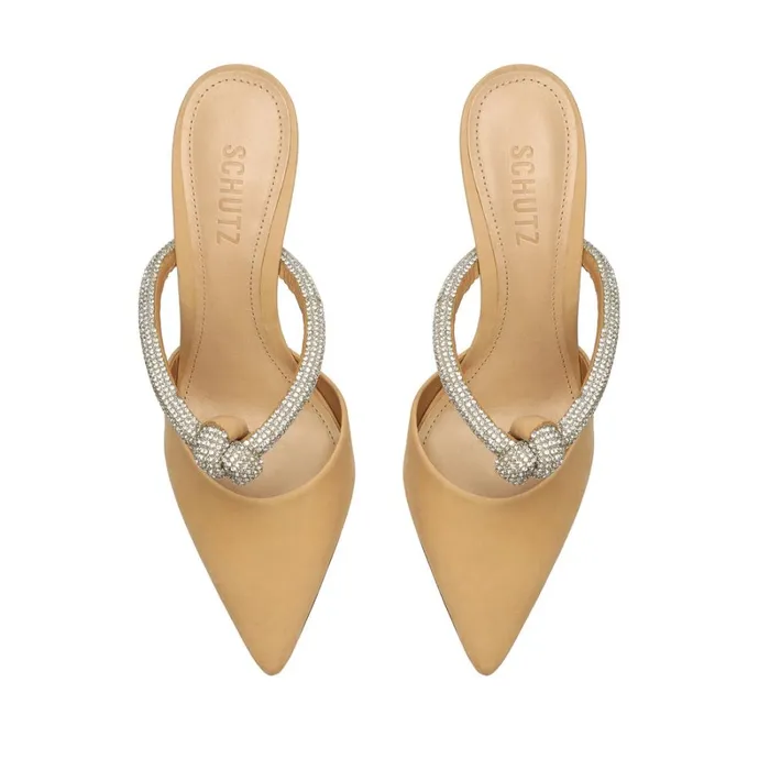 Pumps Pearl Nubuck Pump Light Beige Schutz Shoes Pumps