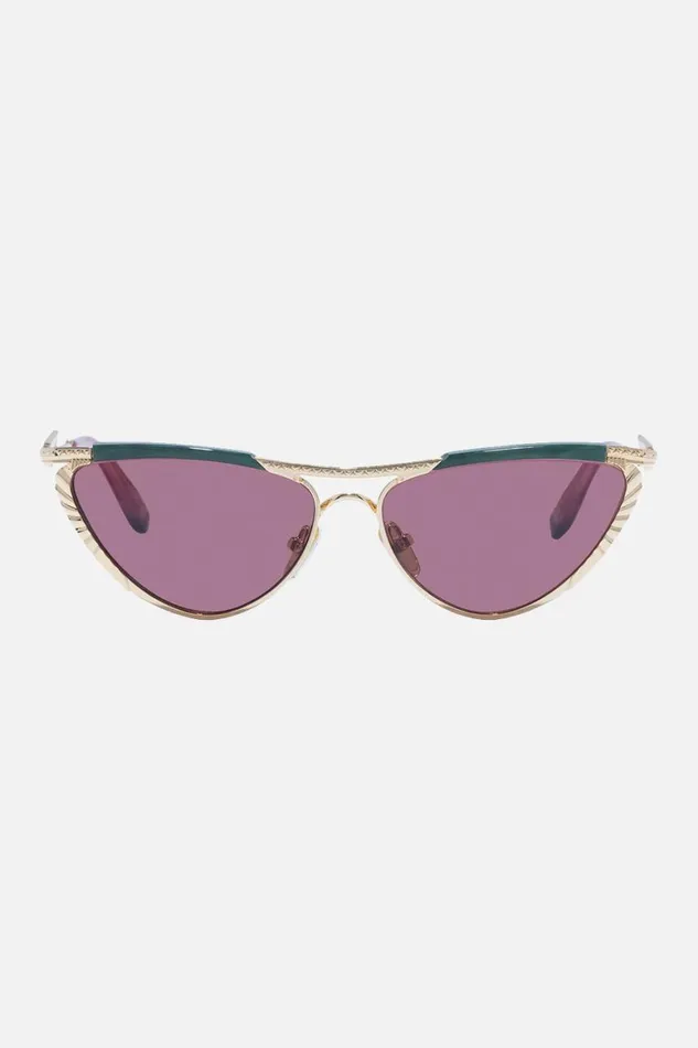 PYRAMID PARAMOUR SUNGLASSES EMERALD MARBLE Emerald Marble WomensMens Camilla Sunglasses