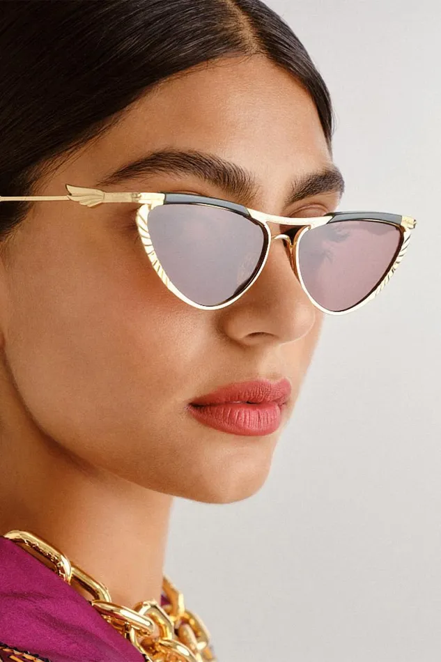 PYRAMID PARAMOUR SUNGLASSES EMERALD MARBLE Emerald Marble WomensMens Camilla Sunglasses