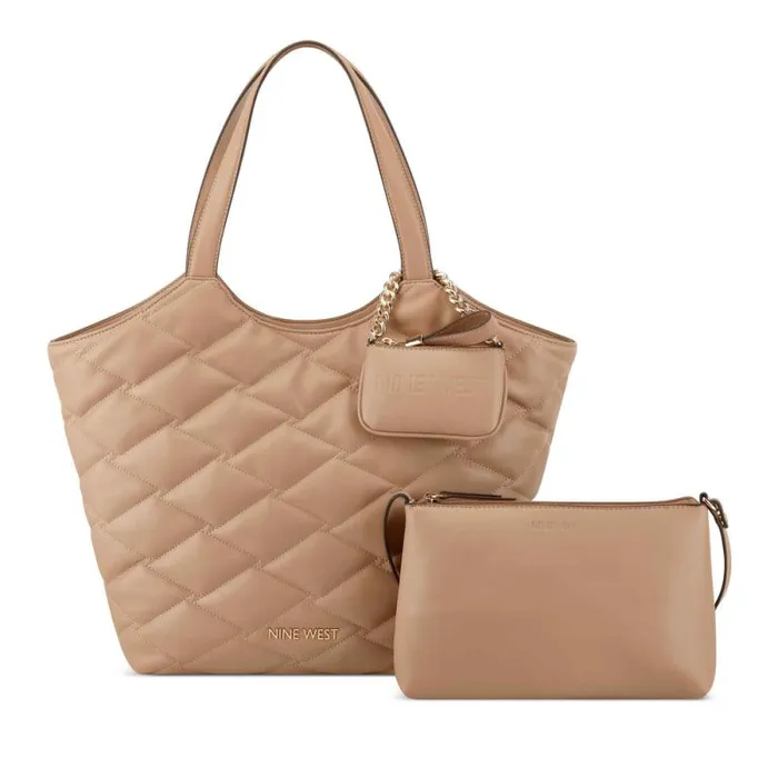Regan 3 In 1 Tote Dark Khaki Women Nine West Totes and Backpacks