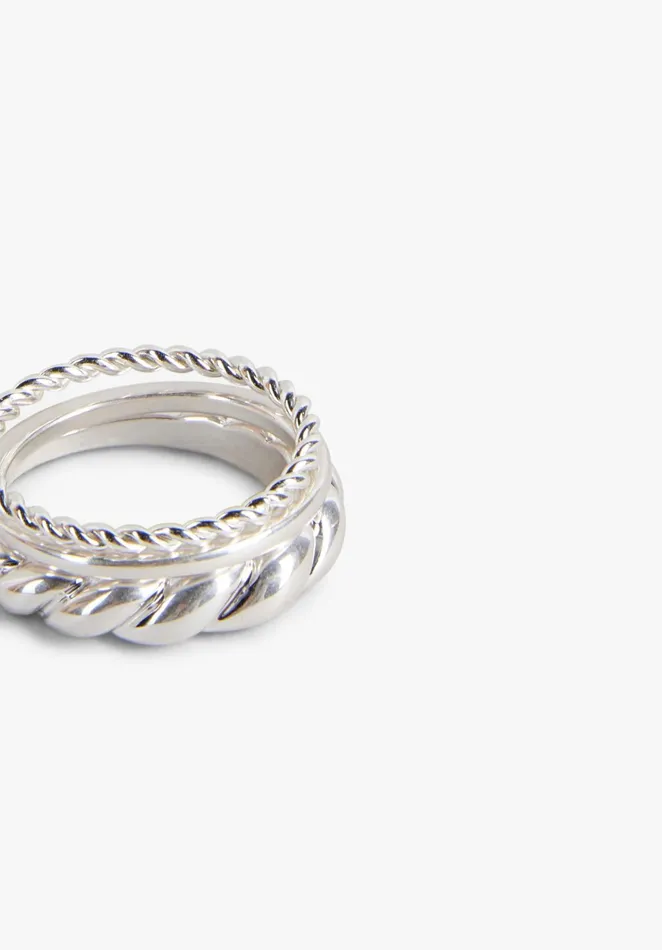 Rings Women Hush Lydie Stacking Rings Silver