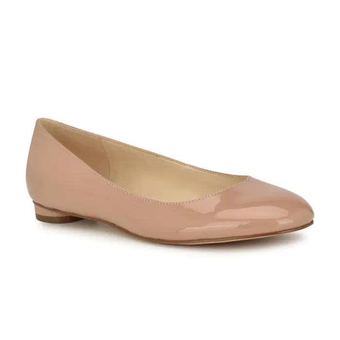 Robbe Casual Flats Blush Patent Women Nine West Flats Robbe Casual Flats Blush Patent Women Nine West Flats