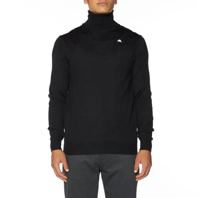 Robe Giovani Deiron Turtleneck 8211 Black Men Kappa Knitwear