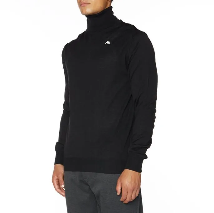 Robe Giovani Deiron Turtleneck 8211 Black Men Kappa Knitwear