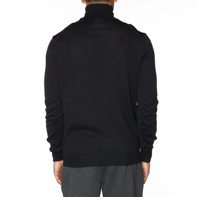 Robe Giovani Deiron Turtleneck 8211 Black Men Kappa Knitwear