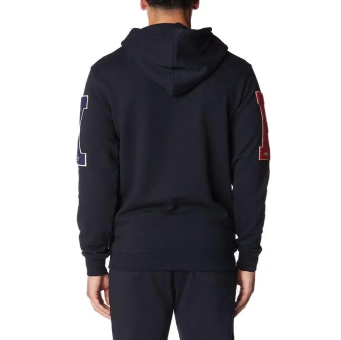 Robe Giovani Motti Hoodie 8211 Jet Black Jet Black WomenMen Kappa Matching Sets