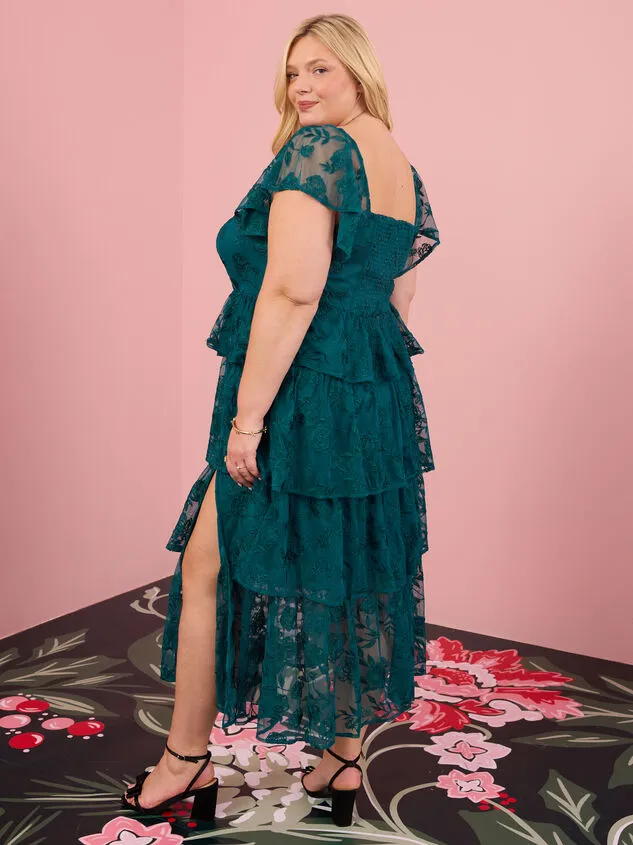 Roxanne Embroidered Maxi Dress Hunter Women Altar039d State Dresses