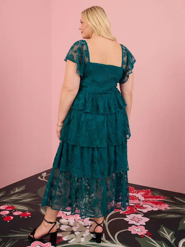 Roxanne Embroidered Maxi Dress Hunter Women Altar039d State Dresses
