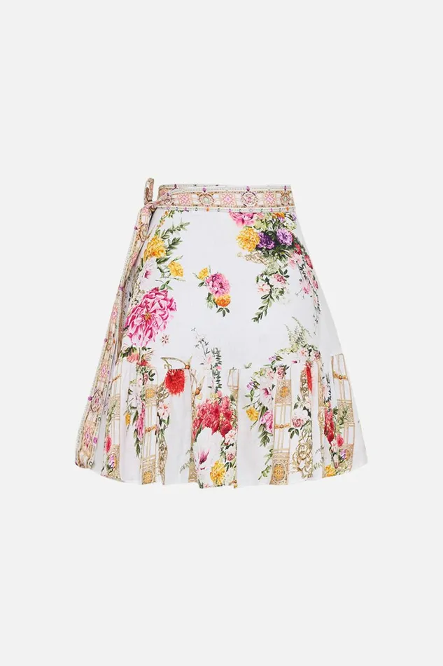 RUFFLE HEM WRAP SKIRT EGYPTIAN ROSE Egyptian Rose Womens Camilla Skirts