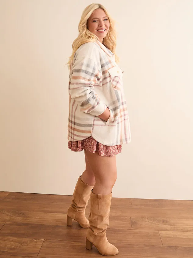 Ryan Flannel Shacket Buttercream Women Altar039d State Jackets
