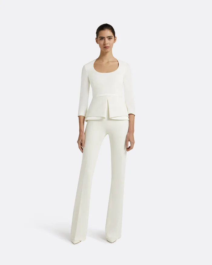 Safiyaa Caia Ivory Top Ivory Women Tops