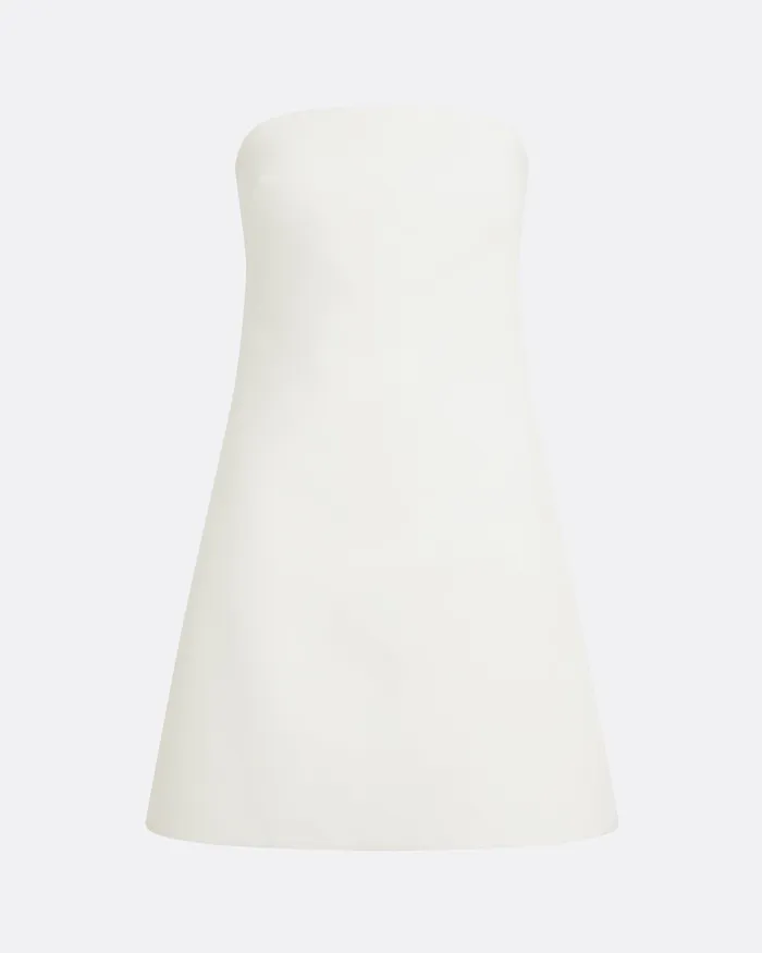 Safiyaa Capes and Harnesses Women Manorel Ivory Broken Jewellery Embroidered Harness and Rowan Dress Ivory
