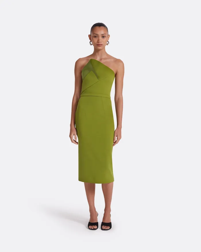 Safiyaa Dresses Women Marine Calla Midi Dress Calla
