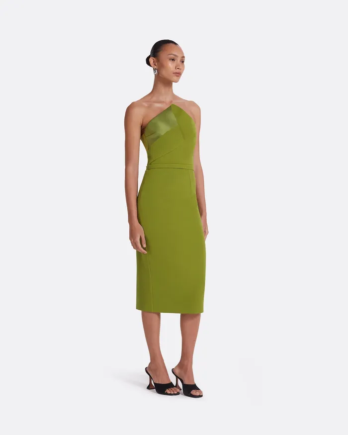 Safiyaa Dresses Women Marine Calla Midi Dress Calla