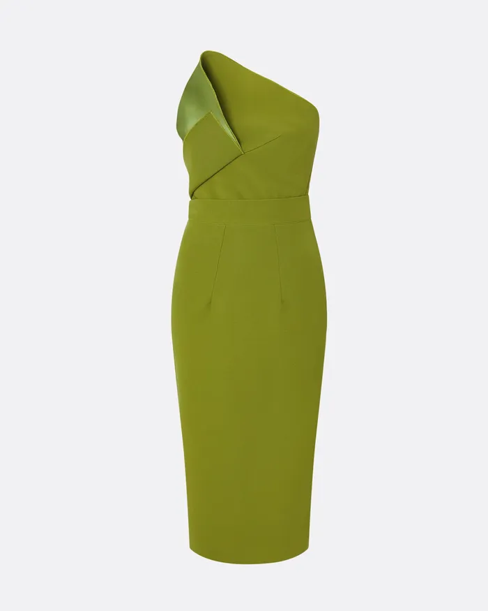 Safiyaa Dresses Women Marine Calla Midi Dress Calla