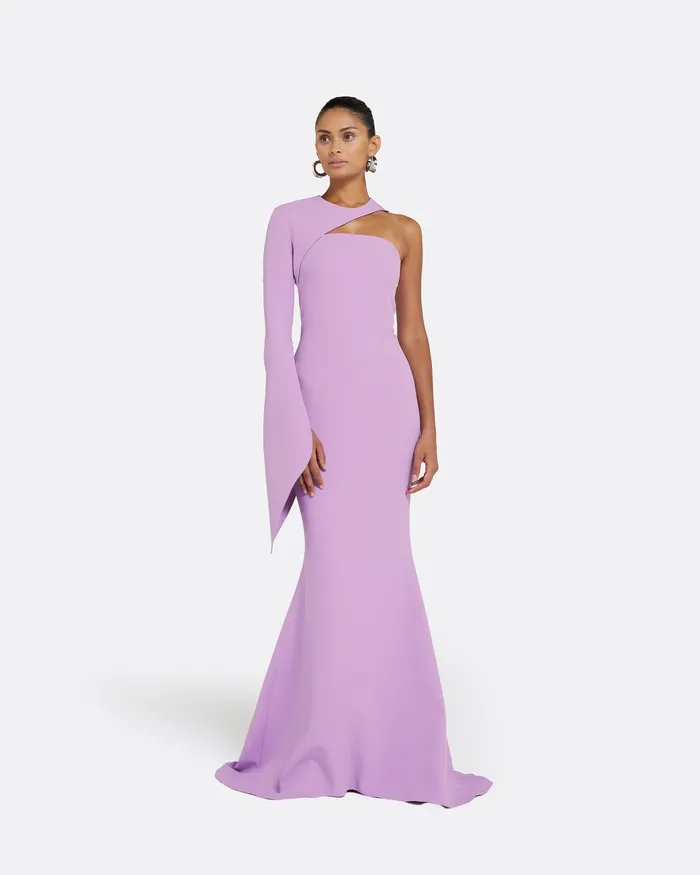 Safiyaa Dresses Women Raha Lupine Long Dress Lupine