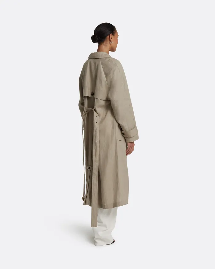 Safiyaa Jackets and Coats Women Ilaria Stone Coat Stone