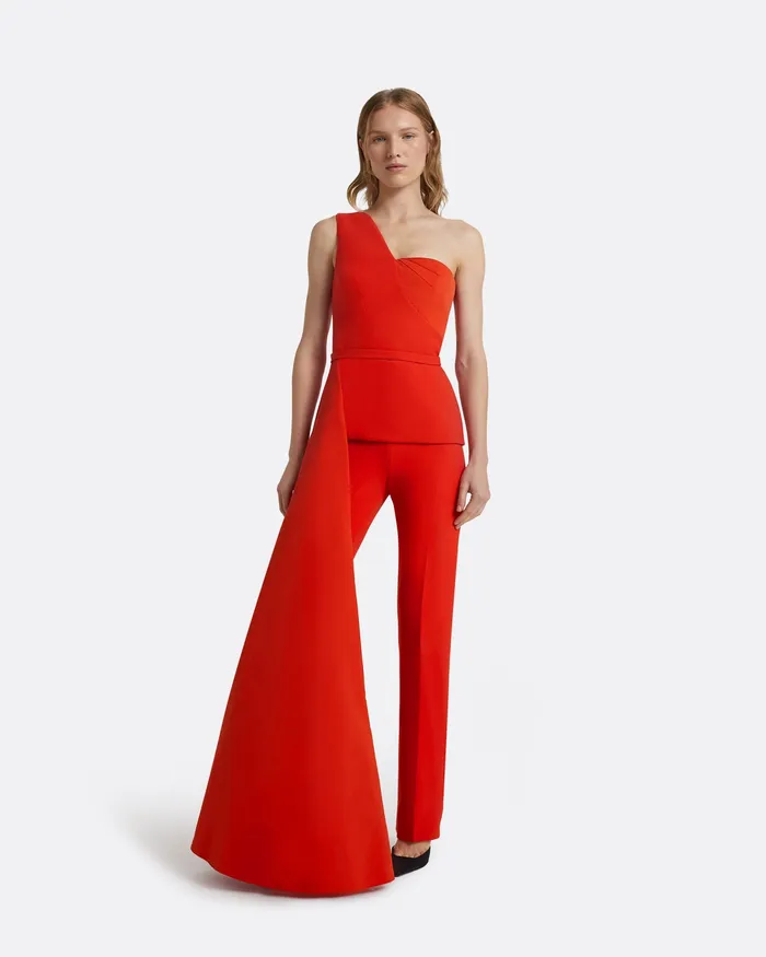 Safiyaa Jumpsuits Women Dayna Scarlet Red Jumpsuit Scarlet Red