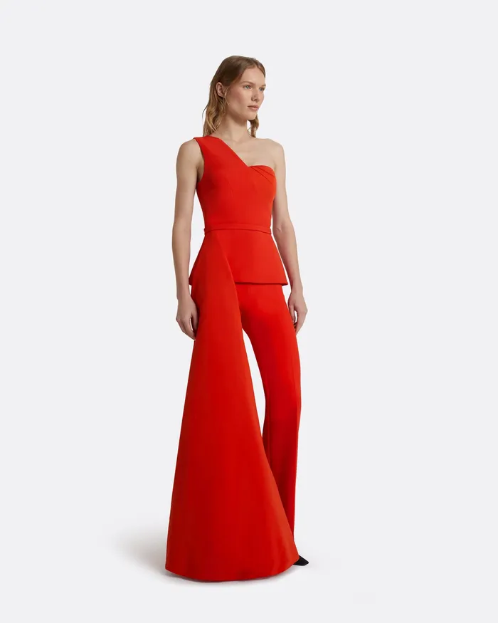 Safiyaa Jumpsuits Women Dayna Scarlet Red Jumpsuit Scarlet Red