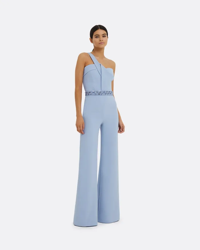 Safiyaa Jumpsuits Women Halsey Soft Sky Jumpsuit Soft Sky