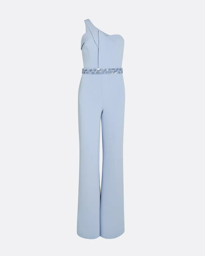 Safiyaa Jumpsuits Women Halsey Soft Sky Jumpsuit Soft Sky