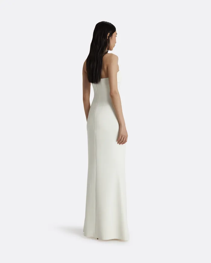 Safiyaa Soshin Ivory Strapless Dress Ivory Women Bridal