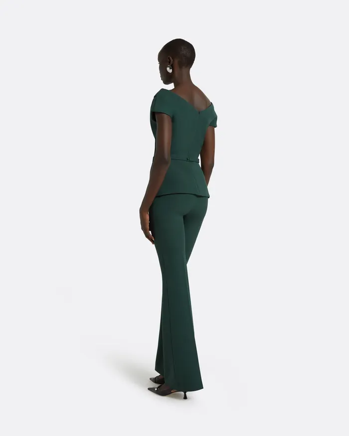 Safiyaa Tops Women Aliye Darkest Spruce Top Darkest Spruce