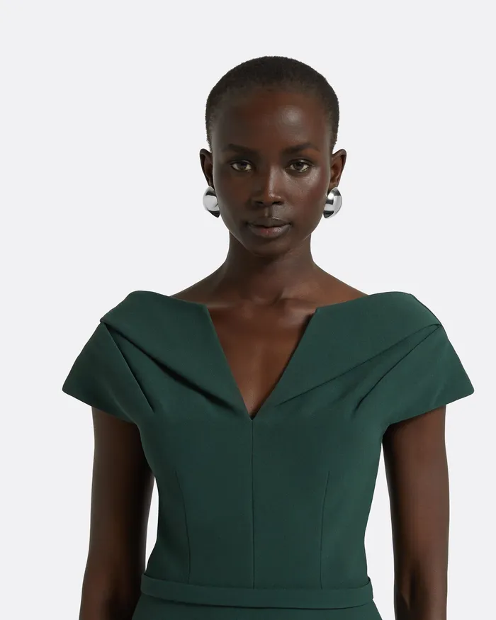 Safiyaa Tops Women Aliye Darkest Spruce Top Darkest Spruce