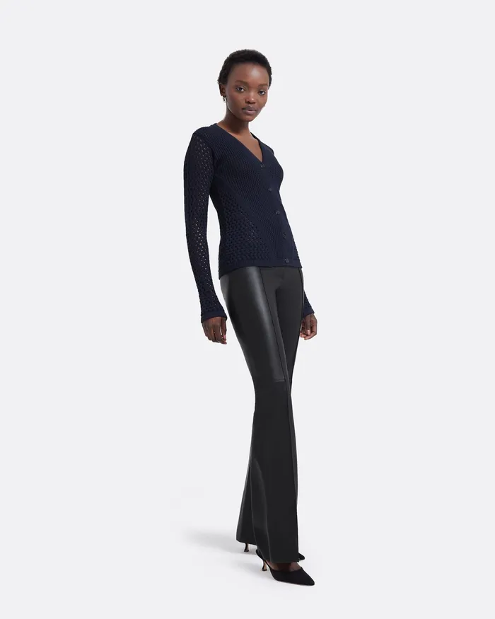 Safiyaa Tops Women Keziah Navy Knit Top Navy
