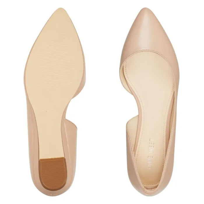 Saige D039Orsay Flats Barely Nude Women Nine West Flats Saige D039Orsay Flats Barely Nude Women Nine West Flats