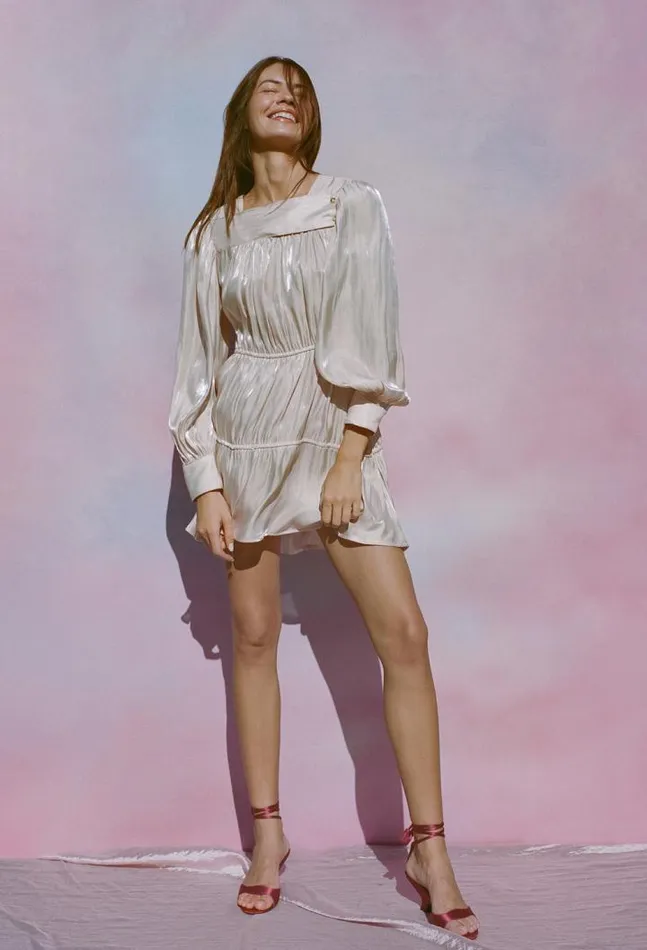 Sale Alessandra Dress Pink Shell Women Ciao Lucia Mini Dresses
