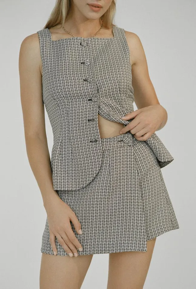 Sale Amira Top Tweed Women Ciao Lucia Sleeveless Tops