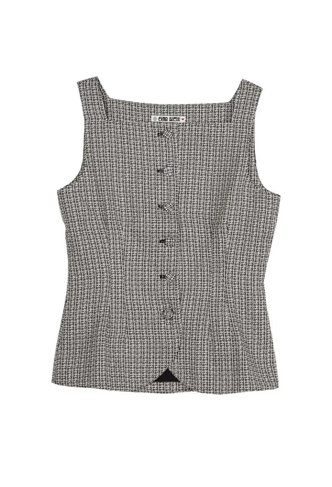 Sale Amira Top Tweed Women Ciao Lucia Sleeveless Tops
