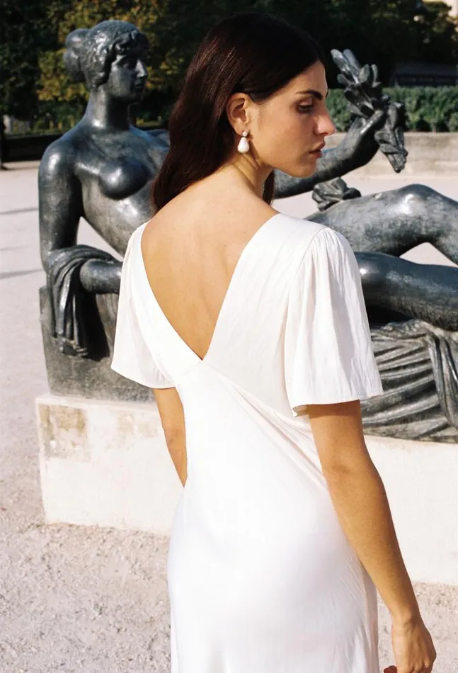 Sale Brunello Dress Ivory Women Ciao Lucia White Dresses