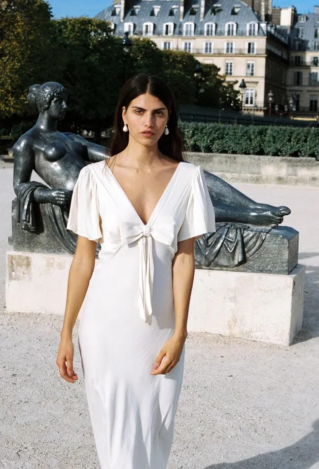 Sale Brunello Dress Ivory Women Ciao Lucia White Dresses