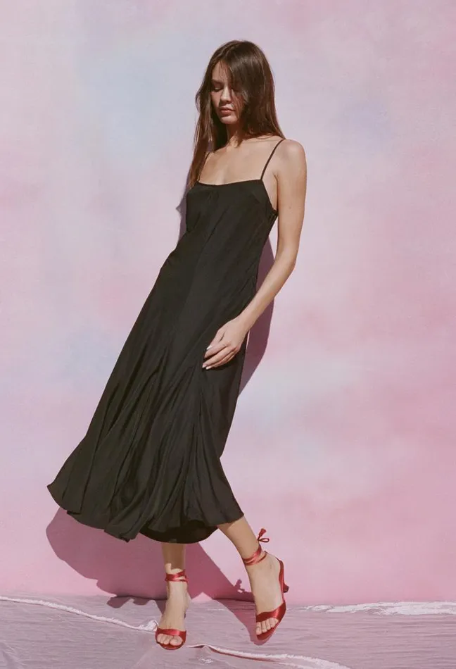Sale Cristina Dress Matte Black Women Ciao Lucia Long Dresses