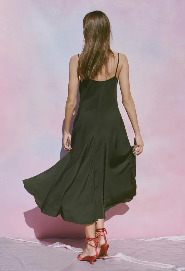 Sale Cristina Dress Matte Black Women Ciao Lucia Long Dresses