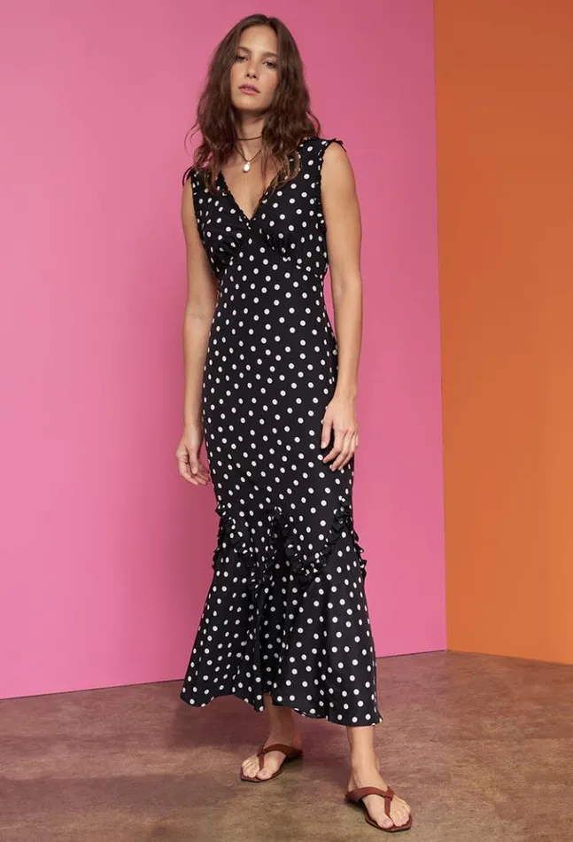 Sale Hedia Dress Polka Dot Women Ciao Lucia Evening Dresses