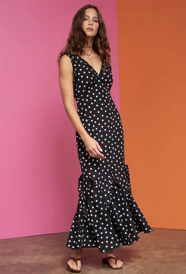 Sale Hedia Dress Polka Dot Women Ciao Lucia Evening Dresses