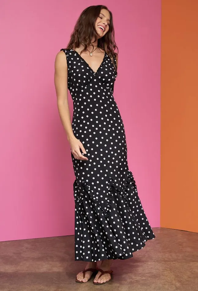 Sale Hedia Dress Polka Dot Women Ciao Lucia Evening Dresses