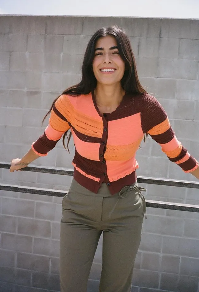 Sale Vedetta Cardigan Eggplant Women Ciao Lucia Cardigans