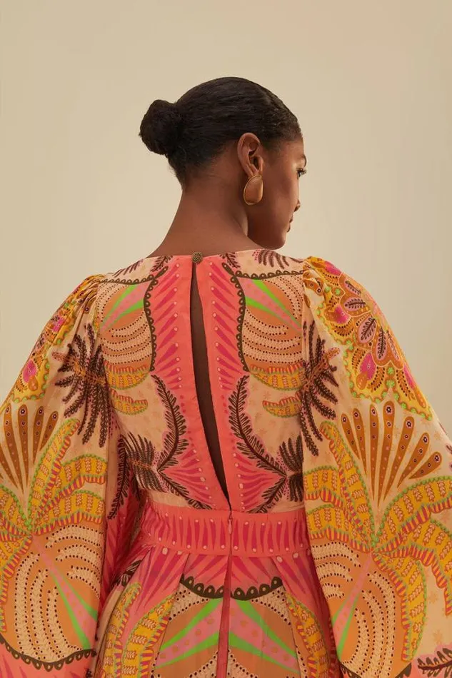 Sand Palms Scarf Maxi Dress Women FARM Rio Maxi Dresses