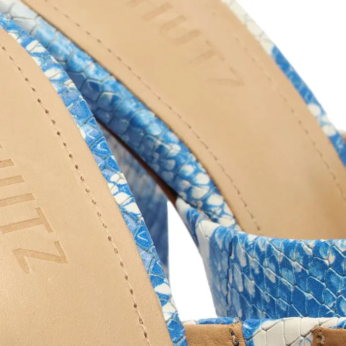 Sandals Darah Wild Sandal Blue Snake Schutz Shoes Platforms