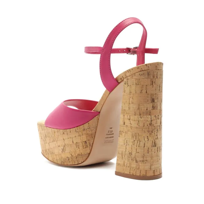 Sandals Glayce Nappa Leather Sandal Hot Pink Schutz Shoes Platforms