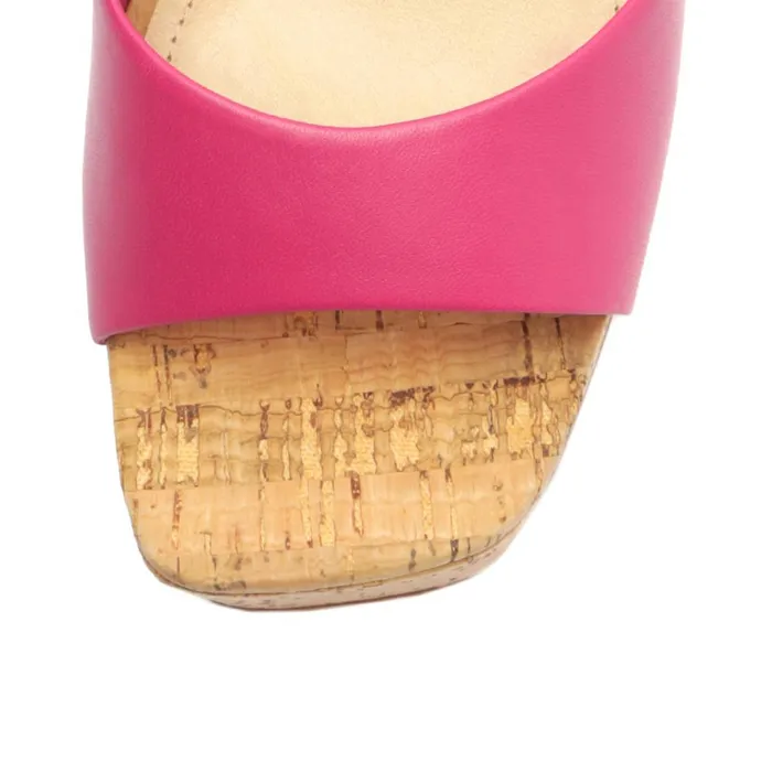Sandals Glayce Nappa Leather Sandal Hot Pink Schutz Shoes Platforms