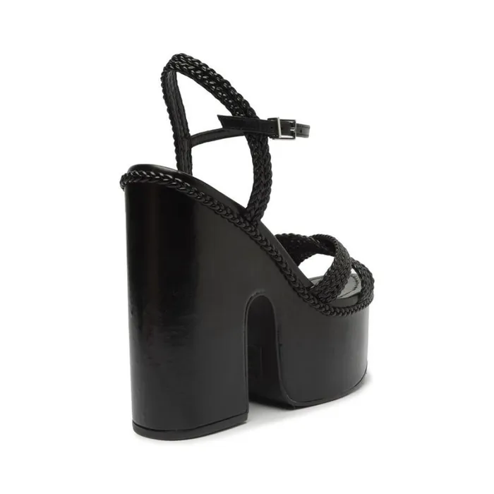 Sandals Karima Cutout Atanado Leather Sandal Black Schutz Shoes Platforms Sandals Karima Cutout Atanado Leather Sandal Black Schutz Shoes Platforms