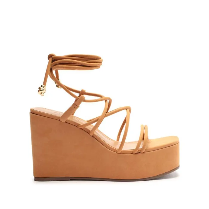 Sandals Magdalena Casual Platform Sandal Nude Caramel Schutz Shoes Platforms