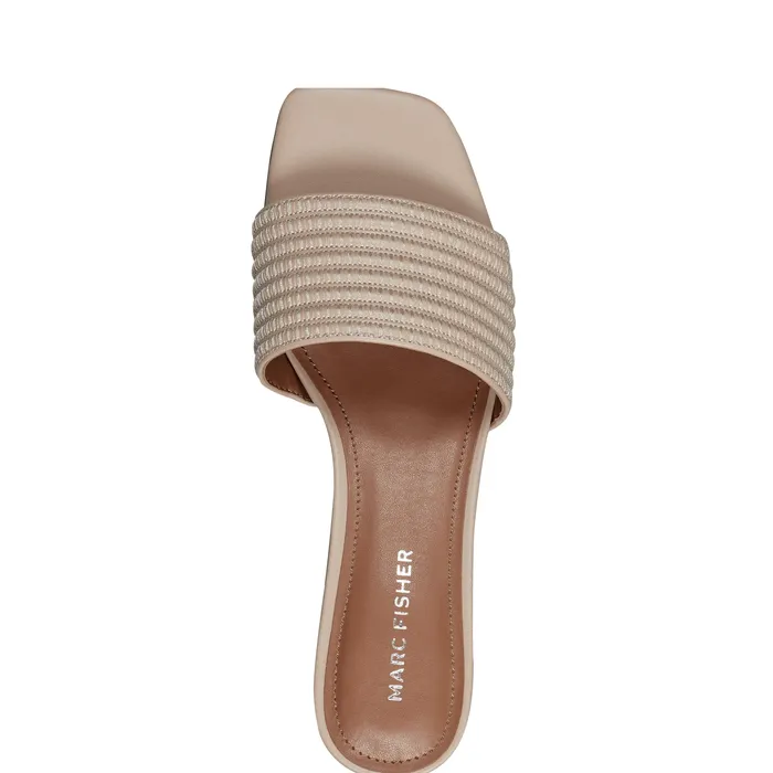 Sandals Women Casala Block Heel Sandal Light Natural Marc Fisher